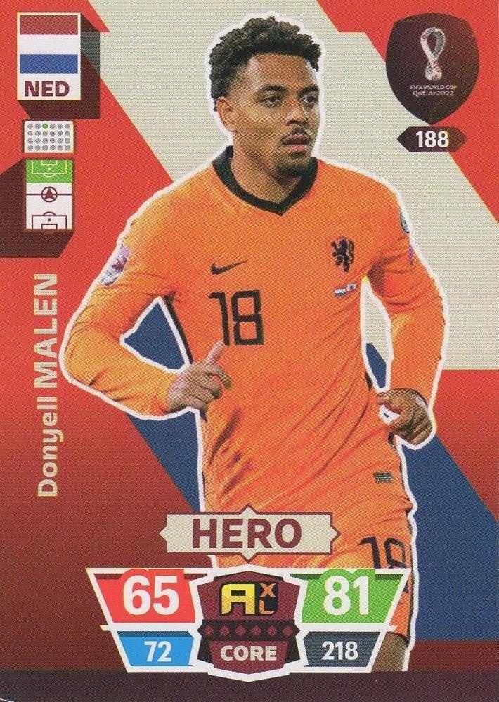 Netherlands National Team 2022 Qatar World Cup Donyell Malen #18 Orang -  Praise To Heaven