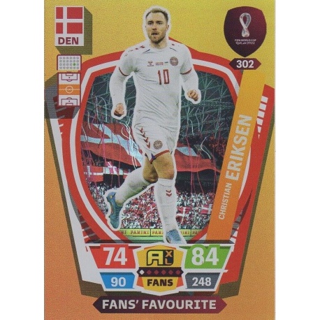 Christan Eriksen Fans Favourites Denmark 302