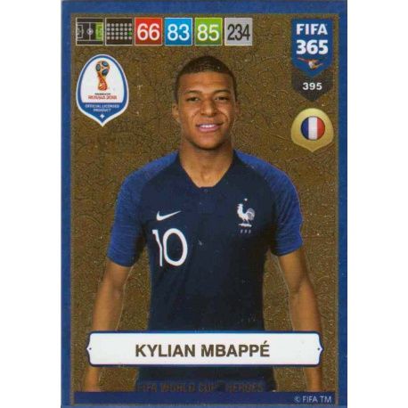 Kylian Mbappé FIFA World Cup Heroes 395 FIFA 365 Adrenalyn XL