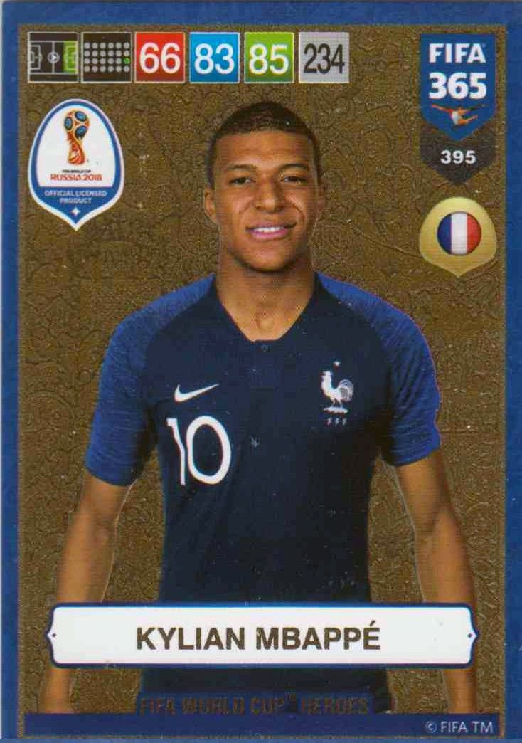 Fifa 365 Cards 2019 395 Kylian Mbappe Fifa World Cup