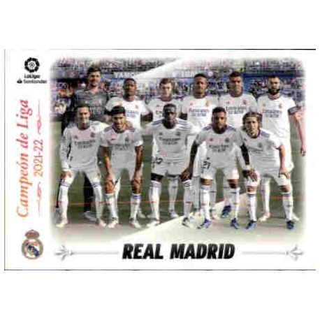 Real Madrid - Campeón de Liga Cuadro de Honor 1