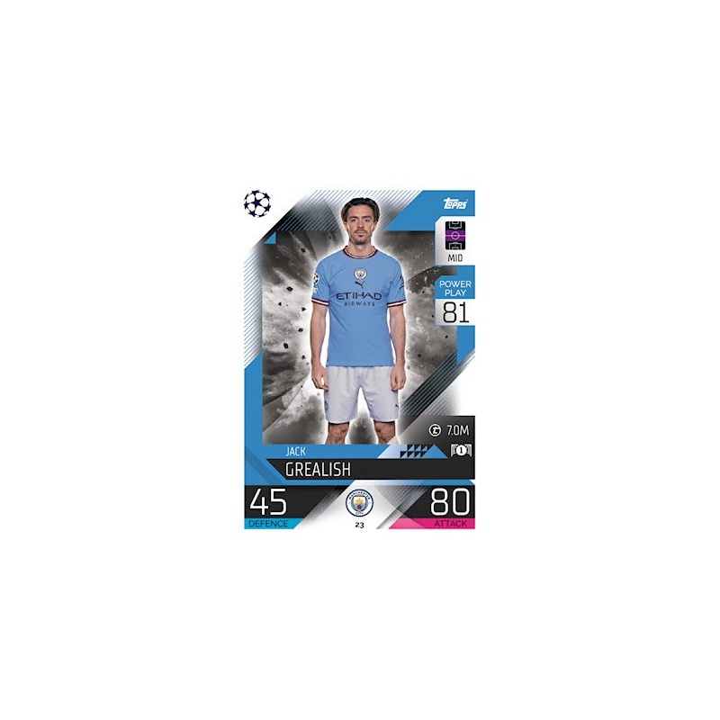 Buy Cards Jack Grealish Manchester City Match Attax 22/23