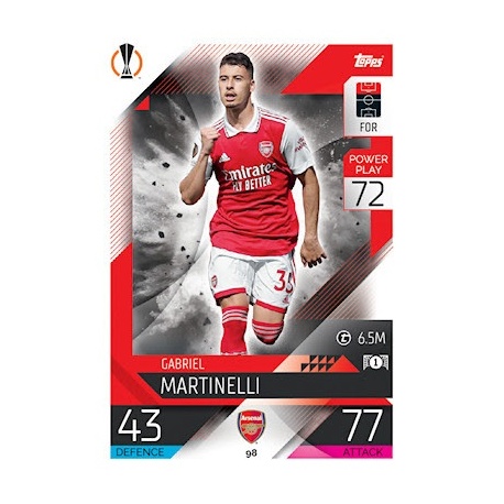 Gabriel Martinelli Arsenal 98