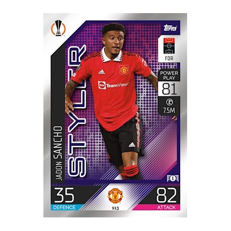 Jadon Sancho Styler Manchester United 113