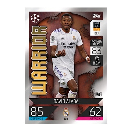 David Alaba Warrior Real Madrid 122