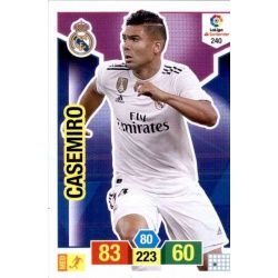 Casemiro Real Madrid 240 Adrenalyn XL La Liga Santander 2018-19