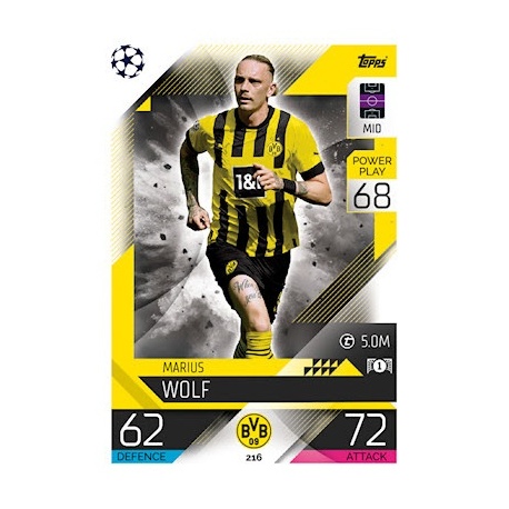 Marius Wolf Borussia Dortmund 216