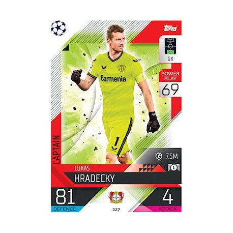 Lukas Hradecky Captain Bayer 04 Leverkusen 227