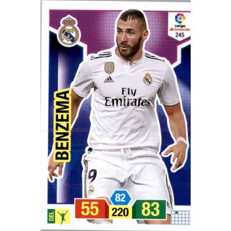 Card Adrenalyn Liga Española 2018-19 - Benzema Real Madrid