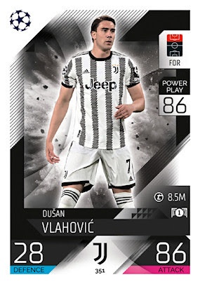 Buy Cards Dusan Vlahovic Juventus Topps Match Attax 22/23