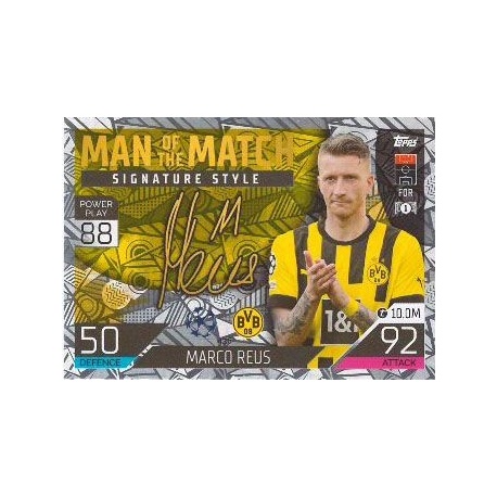 Marco Reus Man of the Match Signature Style Borussia Dortmund 436