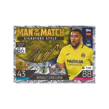 Arnaut Danjuma Man of the Match Signature Style Villarreal 440