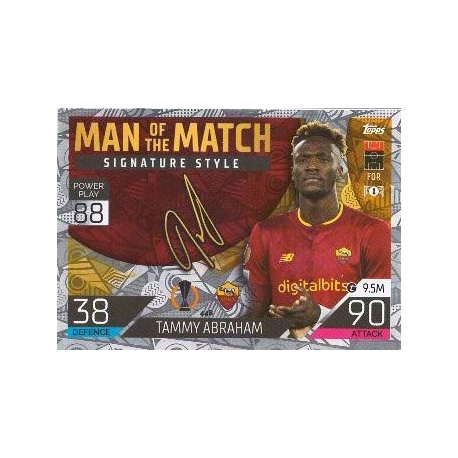 Tammy Abraham Man of the Match Signature Style AS Roma 448