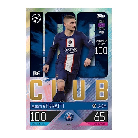 Marco Veratti 100 Club PSG 454