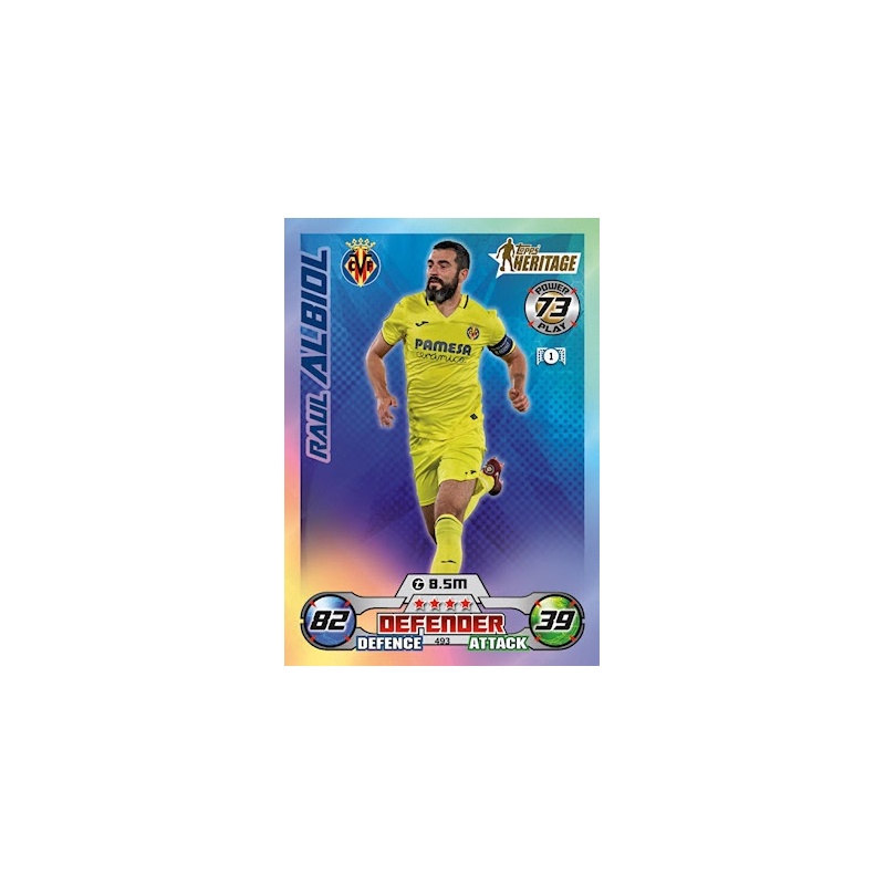 Offer Soccer Cards Raul Albiol Topps Heritage Villarreal Match Attax 22 23