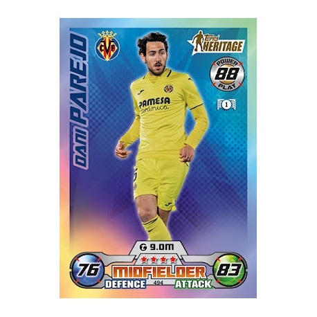 Dani Parejo Topps Heritage Villarreal 494