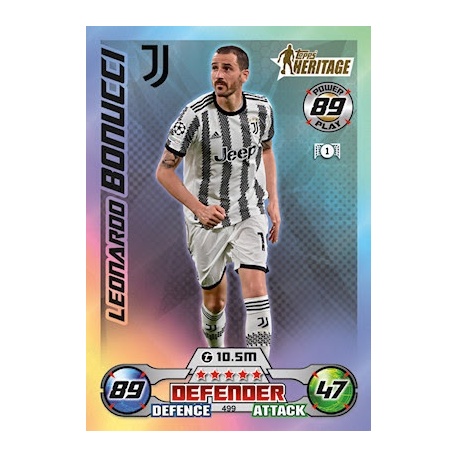 Leonardo Bonucci Topps Heritage Juventus 499