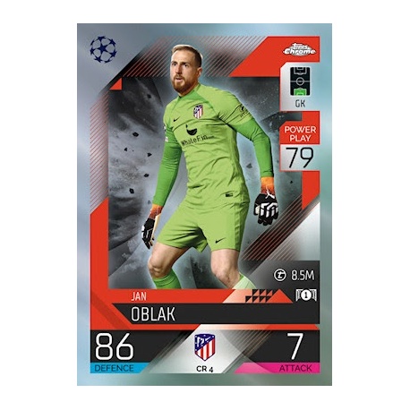 Jan Oblak Chrome Preview Atlético Madrid CR 4