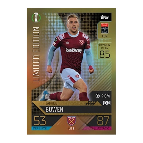 Jarrod Bowen Limited Edition West Ham United LE 8