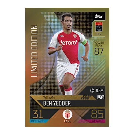 Wissam Ben-Yedder Limited Edition AS Monaco LE 21