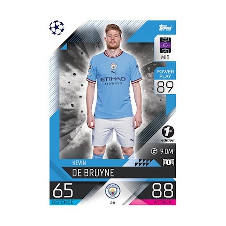 Offer Soccer Cards Kevin De Bruyne 1st Edition Manchester City