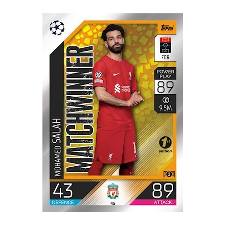 Mohammed Salah Matchwinner 1st Edition Liverpool 45