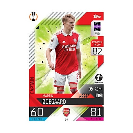 Martin odegaard Captain 1st Edition Arsenal 94