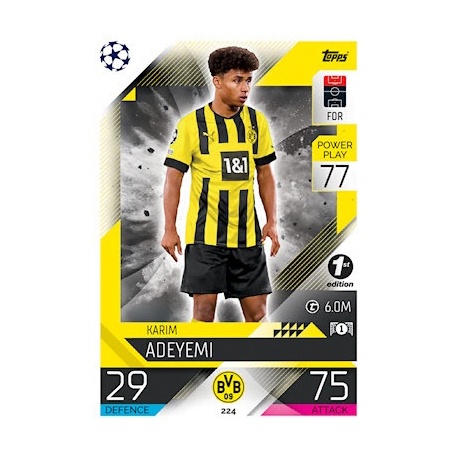 Karim Adeyemi 1st Edition Borussia Dortmund 224