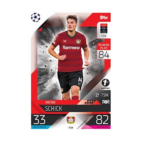 Patrik Schick 1st Edition Bayer 04 Leverkusen 234