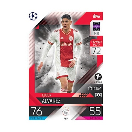 Edson Álvarez 1st Edition AFC Ajax 251