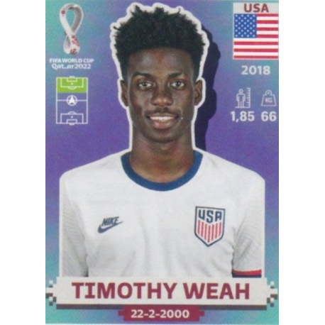 Timothy Weah United States USA20