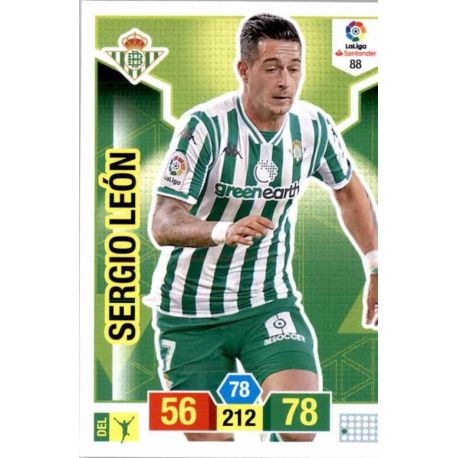 Sergio León Betis 88 Adrenalyn XL La Liga Santander 2018-19