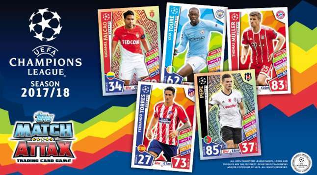 UEFA Champions League 17/18 2017/2018 match attax cards Hot Shot Club Pro 11 pro